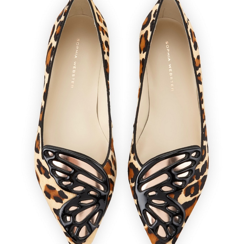 NEW Sophia Webster Bibi Butterfly Ballet Flat - Picture 5 of 8